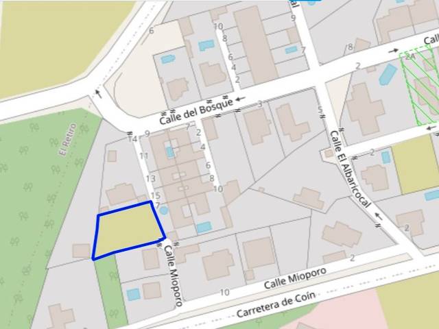 Terreno residencial en Venta en Calle Mioporo, 10c en Churriana - El Pizarrillo - La Noria-Guadalsol