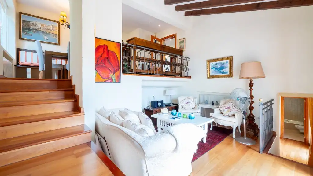 Sala de estar de Casa o chalet en venta en Andratx con Aire acondicionado, Calefacción y Terraza