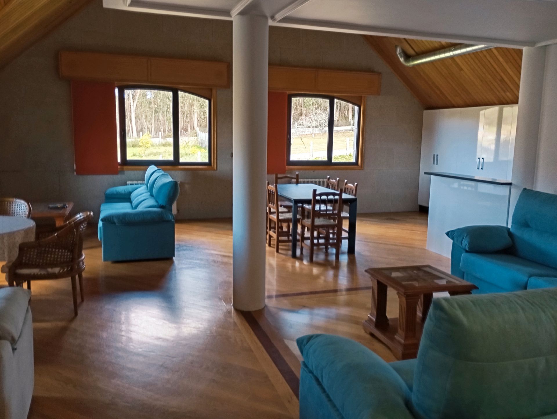 Living room of Duplex to rent in Gondomar  with Heating, Private garden and Parquet flooring