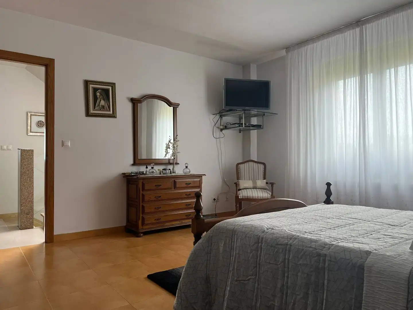 Bedroom of Houses for rent in Padrón  with Heating, Private garden and Storage room
