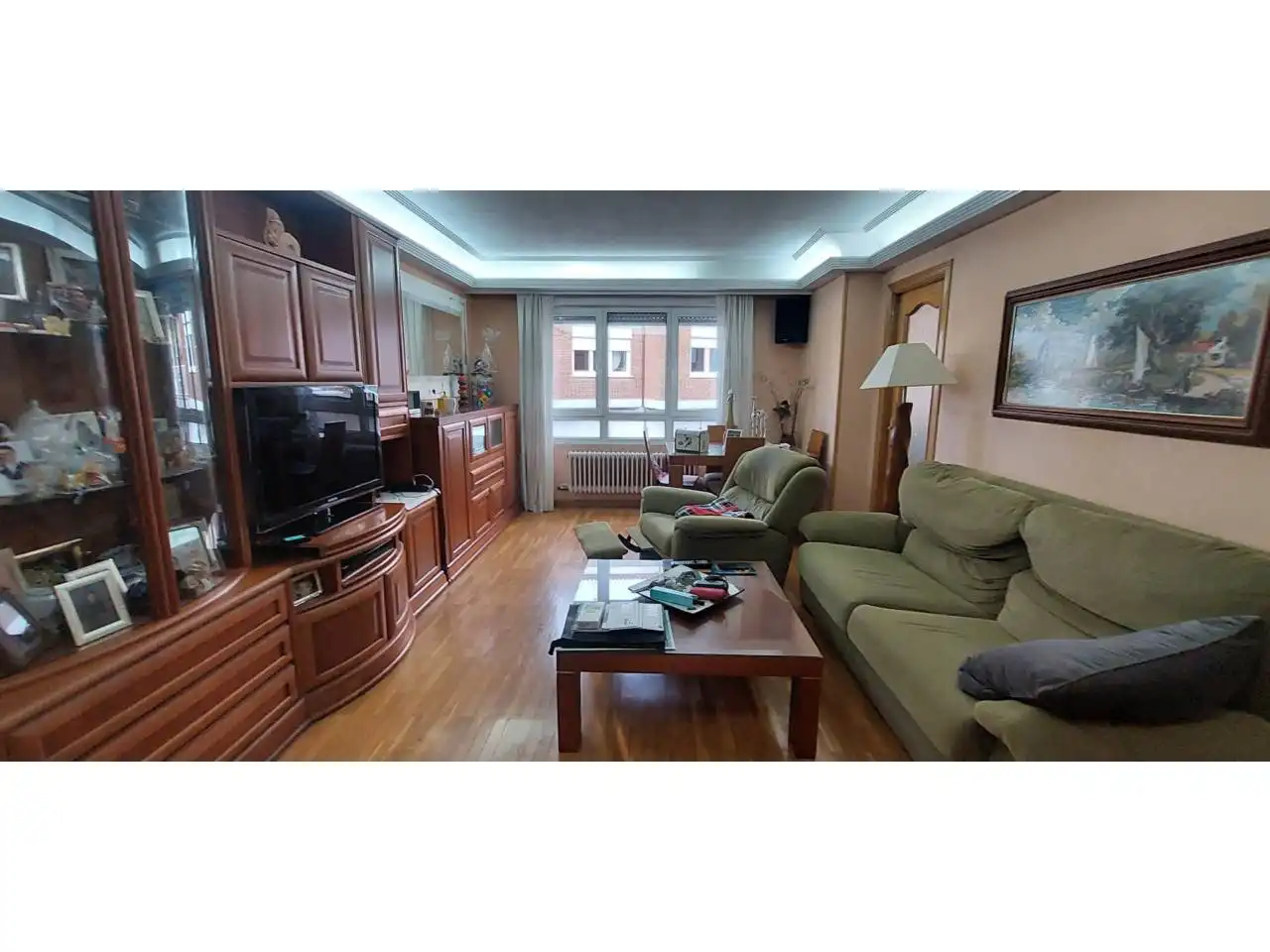 Wohnzimmer von Wohnung zum Verkauf in Villaquilambre mit Heizung und Balkon