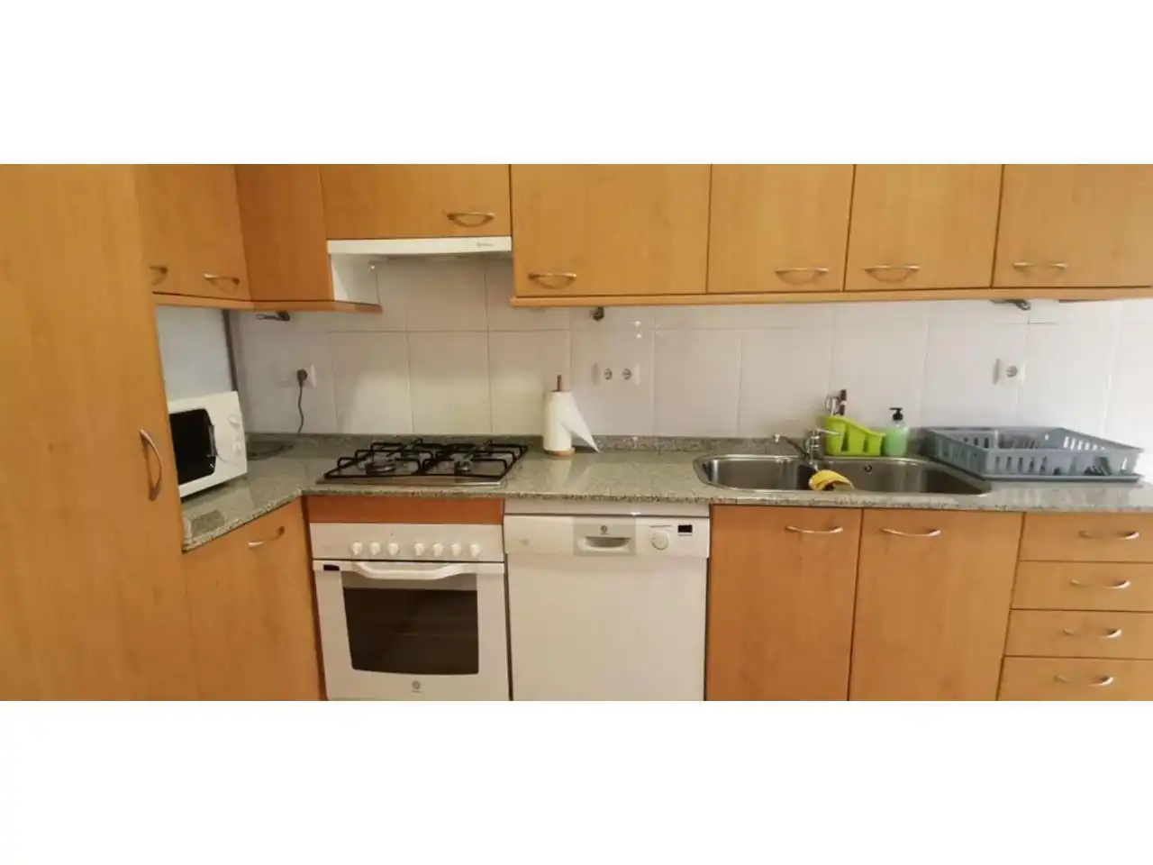 Cocina de Piso de alquiler en Cubelles con Aire acondicionado, Calefacción y Parquet