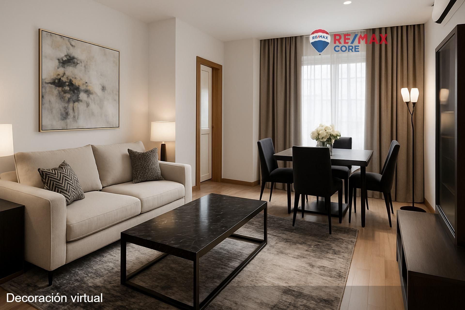 Living room of Flat for sale in Badajoz Capital  with Air Conditioner and Heating