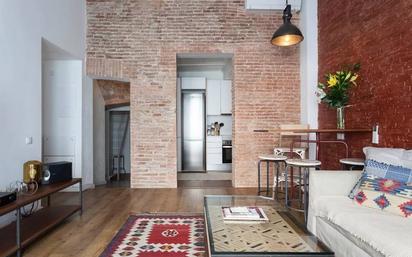 Living room of Flat for sale in  Barcelona Capital  with Air Conditioner