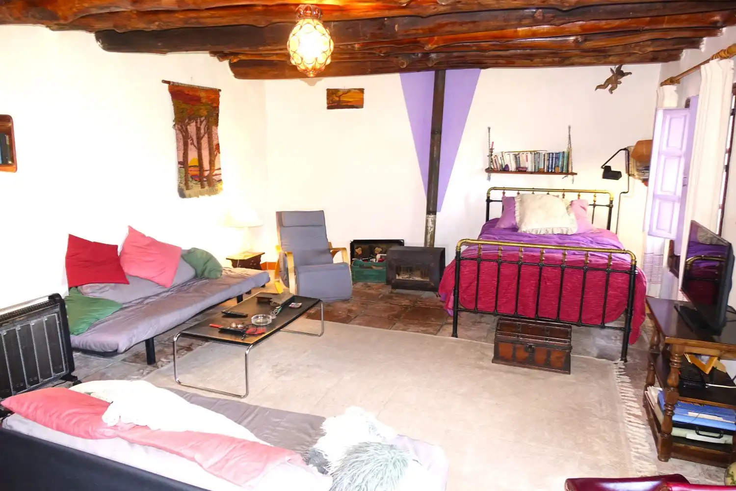 Sala d'estar de Casa o xalet en venda en Soportújar amb Terrassa