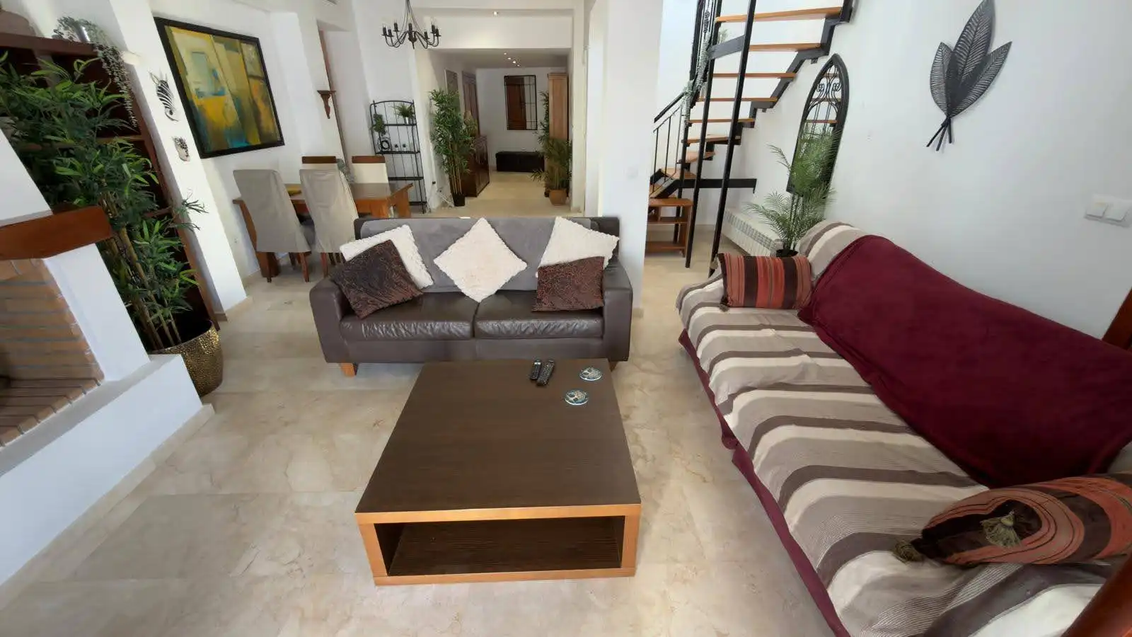 Sala de estar de Casa o chalet de alquiler en Murcia con Piscina y Amueblado