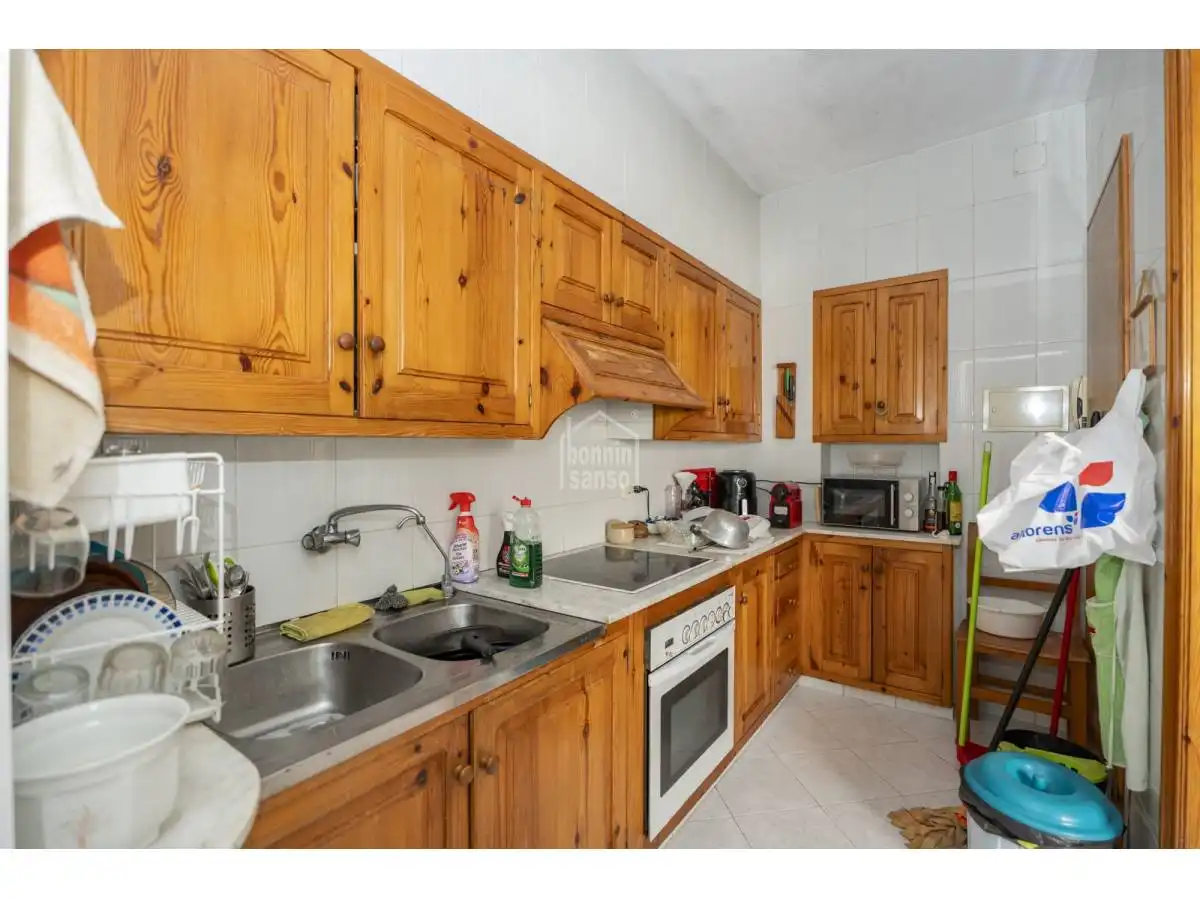 Cocina de Apartamento en venta en Ciutadella de Menorca con Terraza