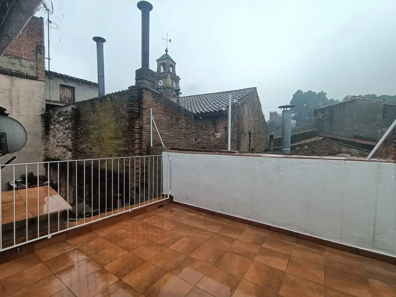 Terraza de Finca rústica en venta en Sant Llorenç Savall con Aire acondicionado y Terraza