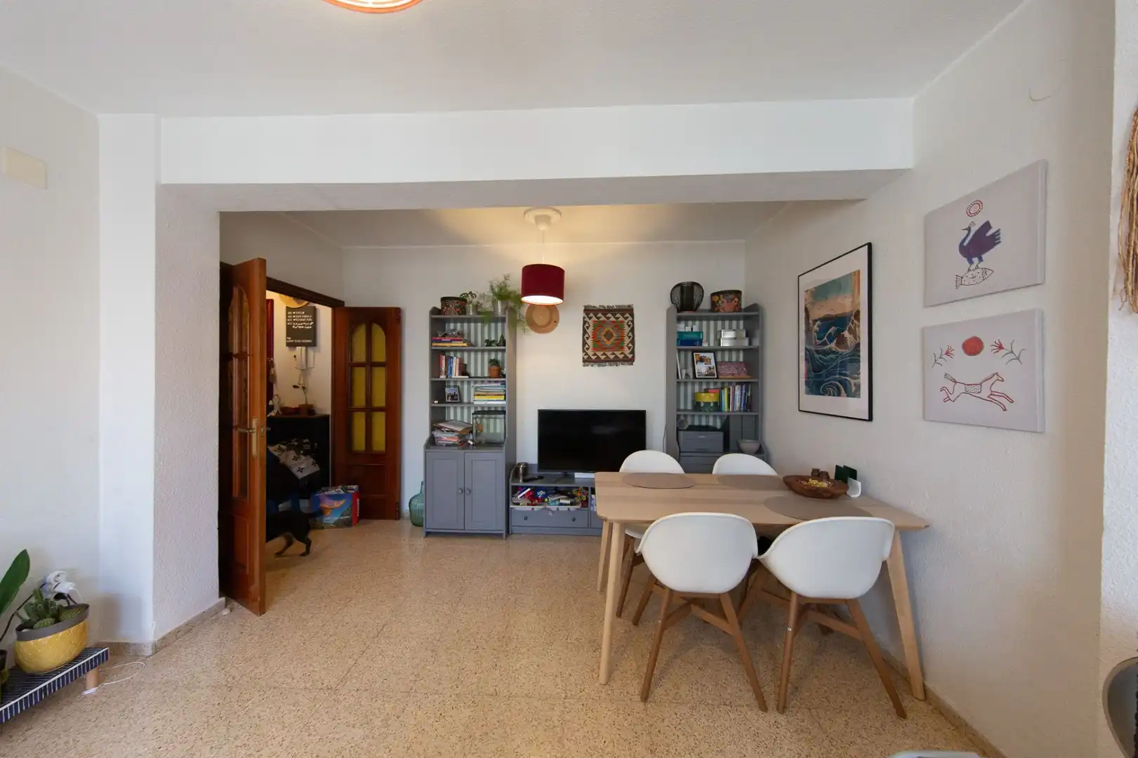 Sala d'estar de Apartament en venda en Alicante / Alacant amb Aire condicionat, Calefacció i Terrassa