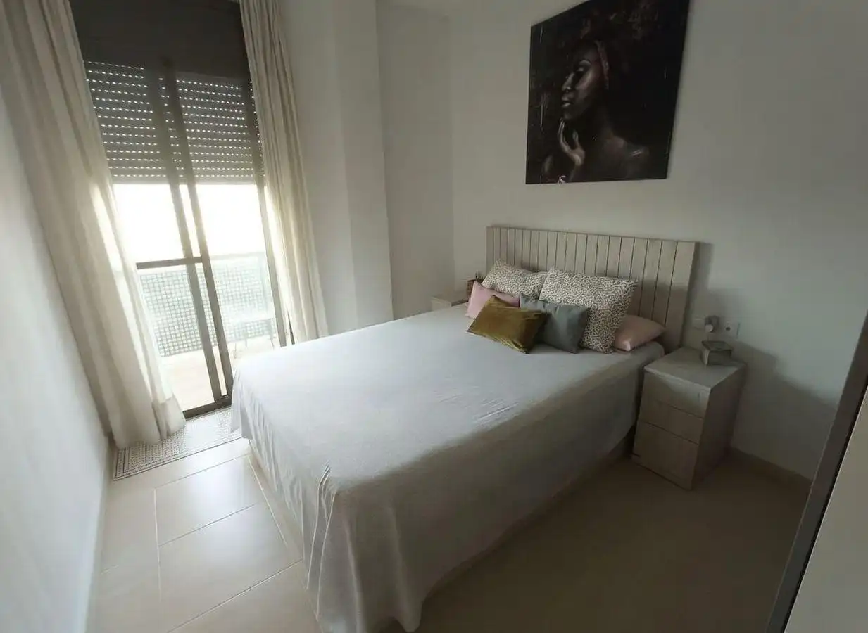 Bedroom of Flat for sale in La Ràpita  with Terrace, Balcony and Community pool