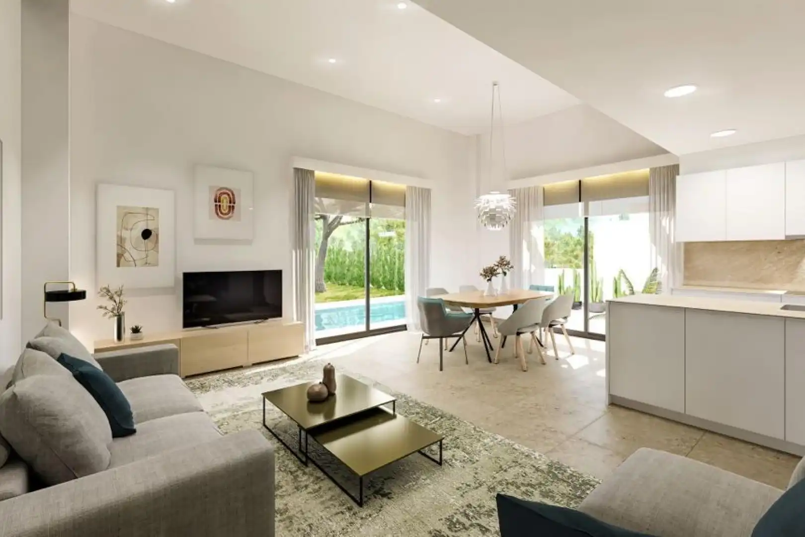 Detached house with pool for sale in Golf Bahía