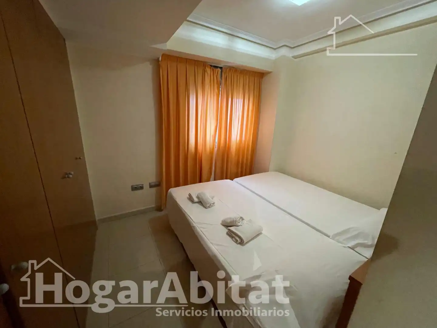 Bedroom of Flat for sale in Vera  with Air Conditioner, Private garden and Terrace