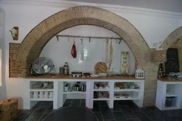 Cocina de Finca rústica en venta en Setenil de las Bodegas