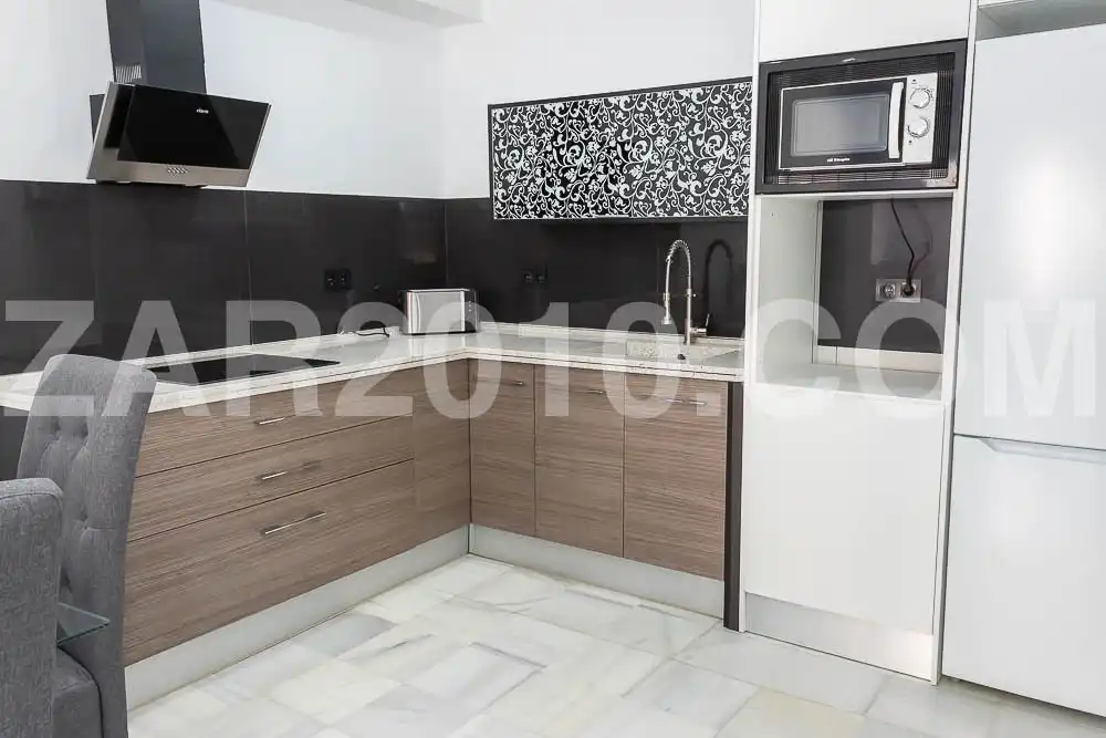 Cocina de Apartamento en venta en Garrucha con Aire acondicionado, Terraza y Amueblado