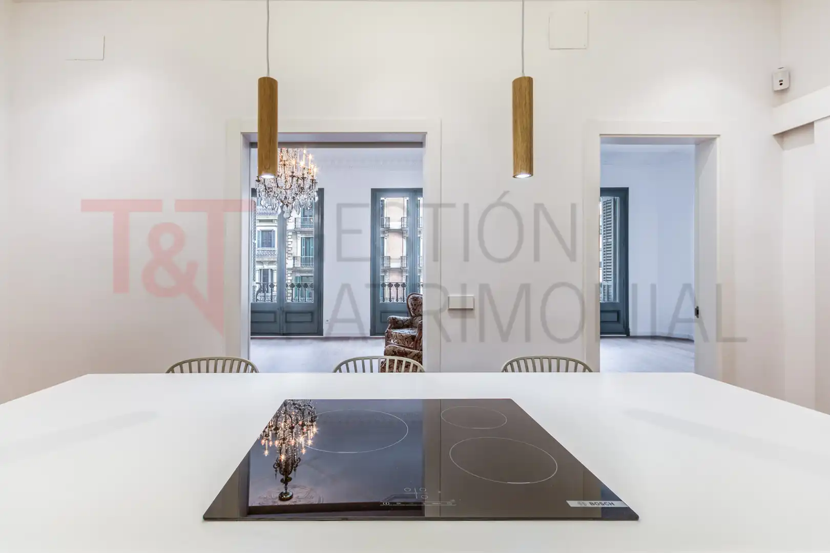 Cocina de Piso en venta en Barcelona con Aire acondicionado, Horno y Balcón