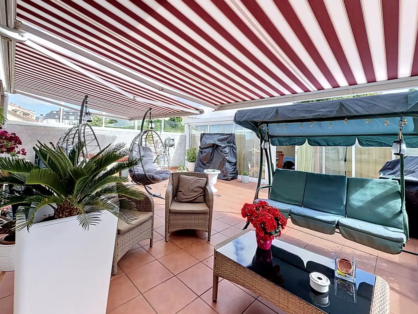Terrace of Flat for sale in Ribadumia  with Heating and Terrace