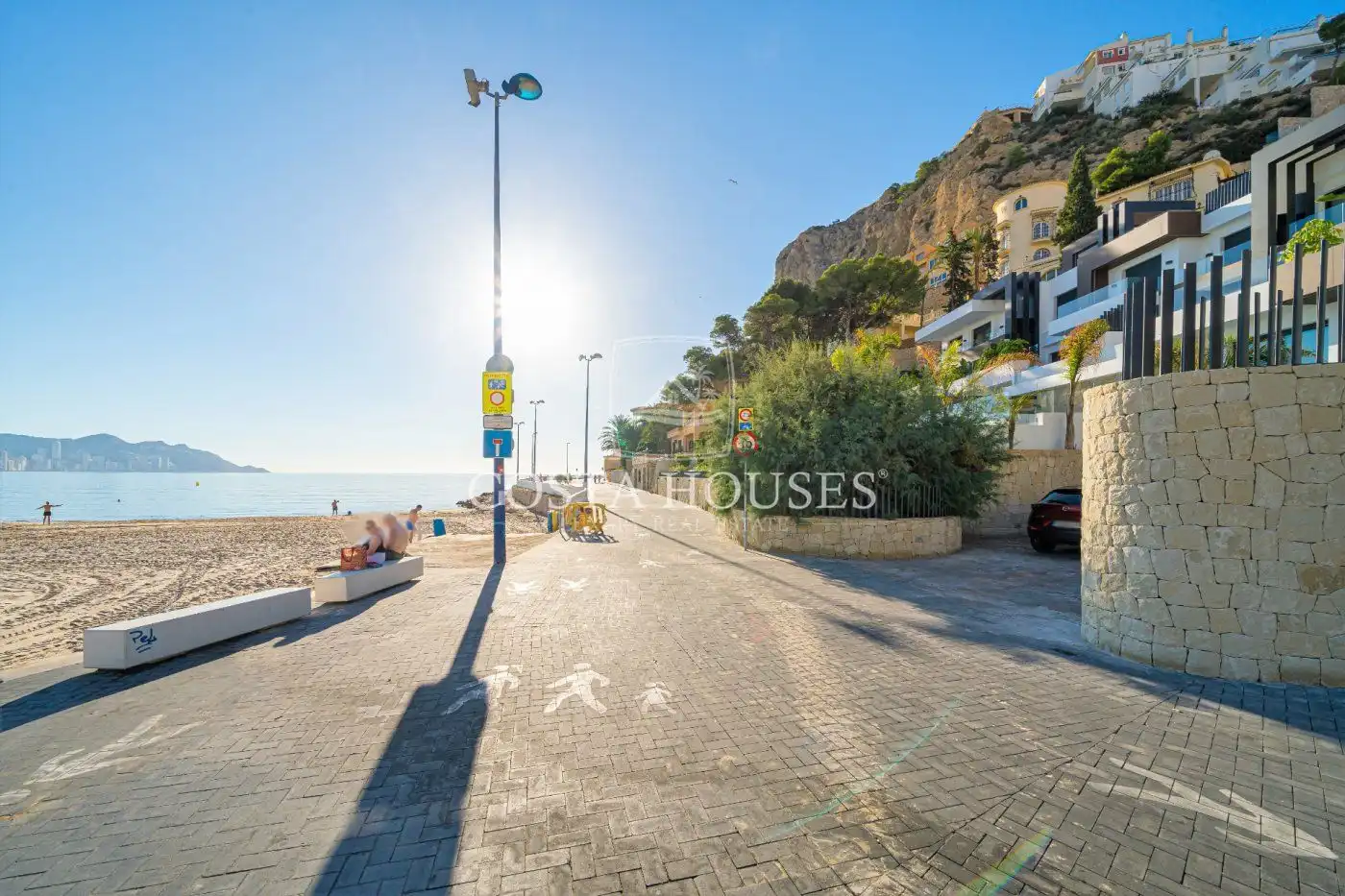 Vista exterior de Planta baja en venta en Benidorm con Aire acondicionado, Jardín privado y Terraza