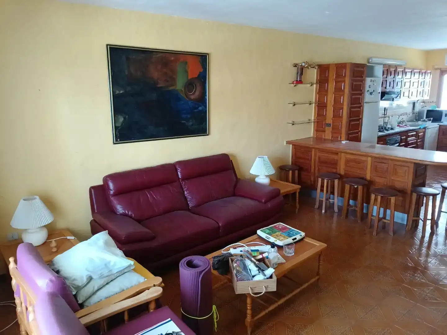 Sala d'estar de Dúplex en venda en Tías amb Aire condicionat i Balcó