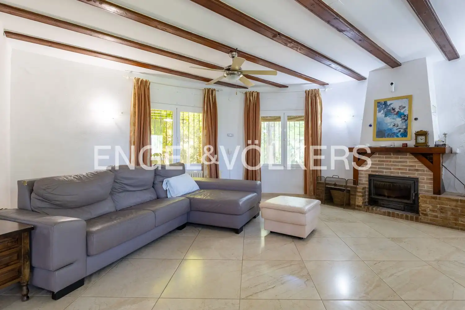 Sala de estar de Casa o chalet en venta en Dénia con Aire acondicionado, Calefacción y Jardín privado