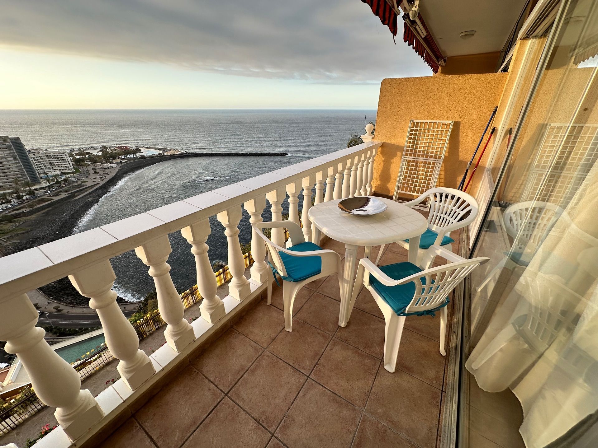 Balcony of Study for rent in Puerto de la Cruz  with Terrace, Furnished and Pets allowed