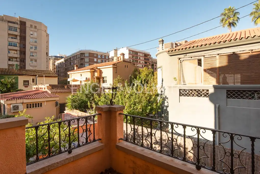 Vista exterior de Casa o chalet en venta en Castellón de la Plana / Castelló de la Plana con Calefacción, Jardín privado y Terraza