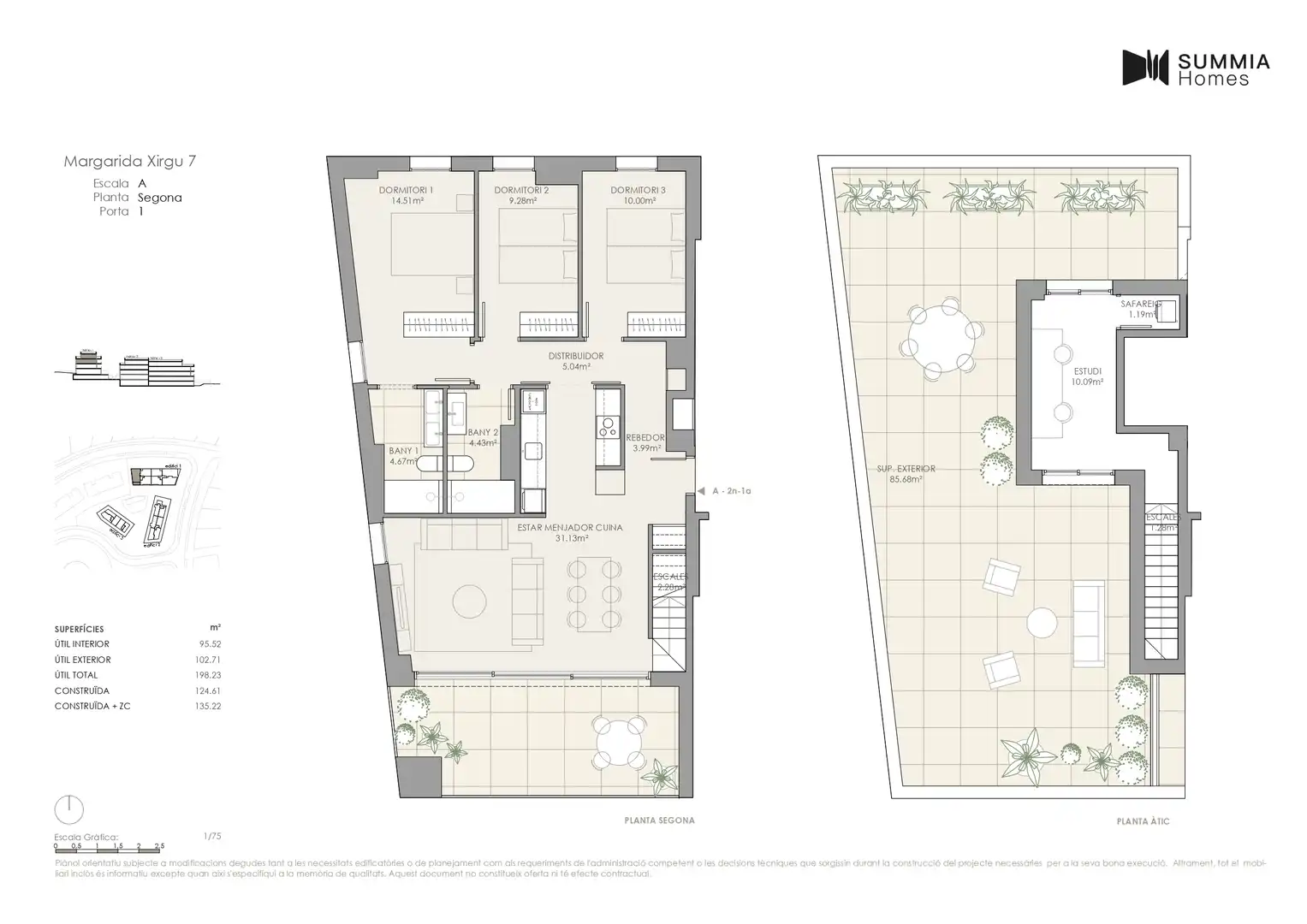 Duplex avec jardin à vendre à Can Pei, imagen 16