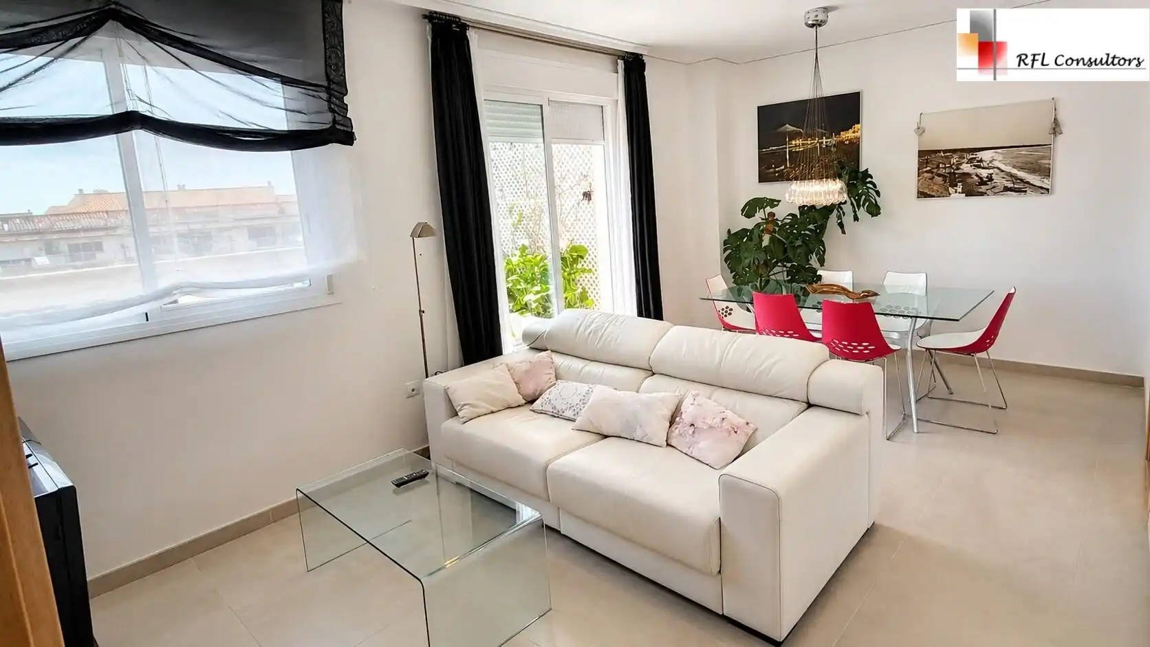 Sala de estar de Ático en venta en Torreblanca con Aire acondicionado, Jardín privado y Terraza