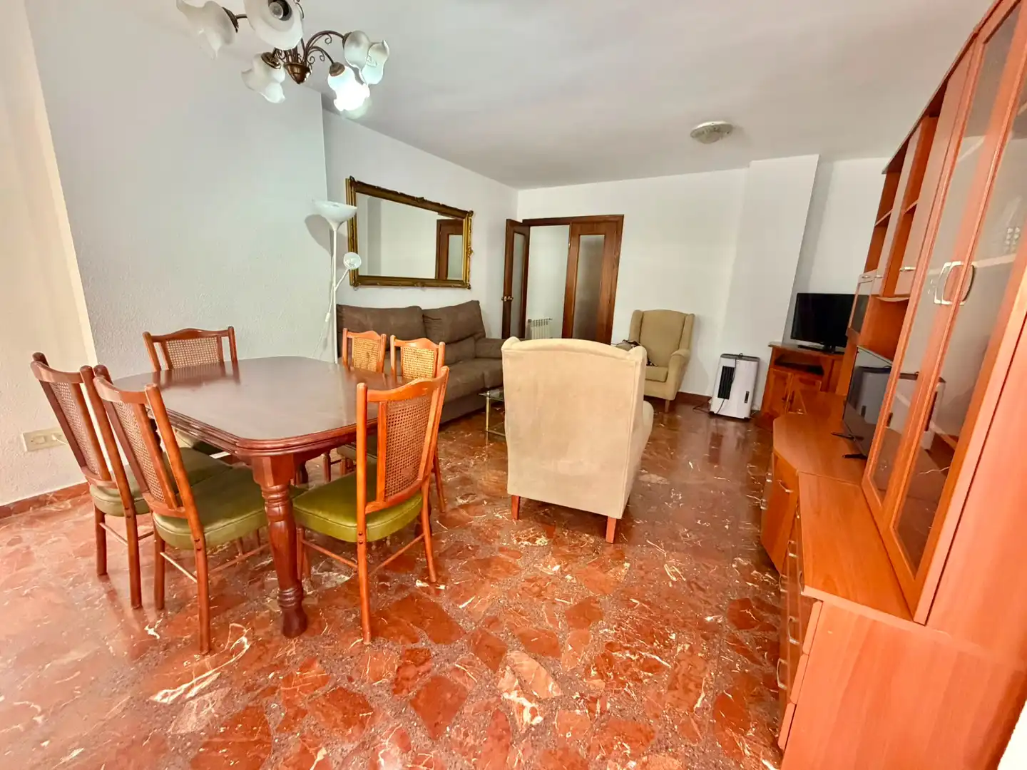 Living room of Flat for share in Jaén  with Air Conditioner, Heating and Furnished
