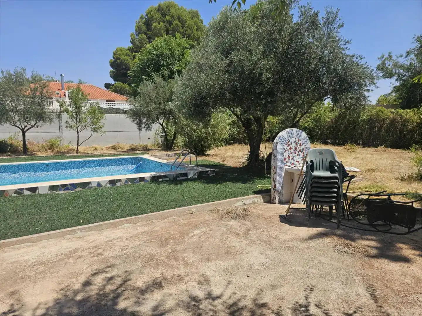 Swimming pool of Flat for sale in Membrilla  with Private garden, Storage room and Swimming Pool