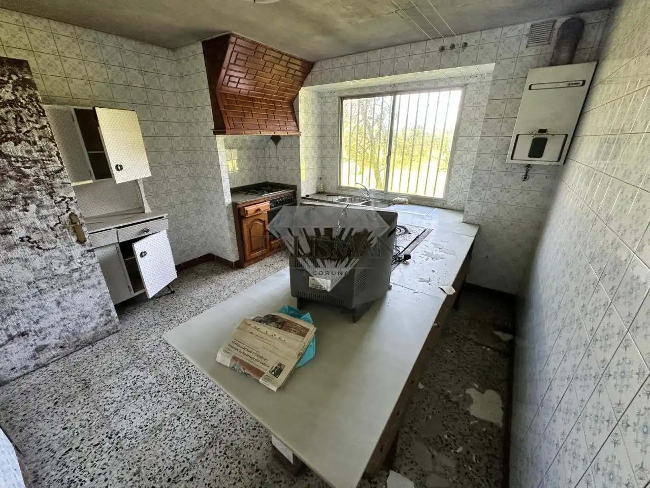 Cocina de Casa o chalet en venta en A Estrada  con Jardín privado