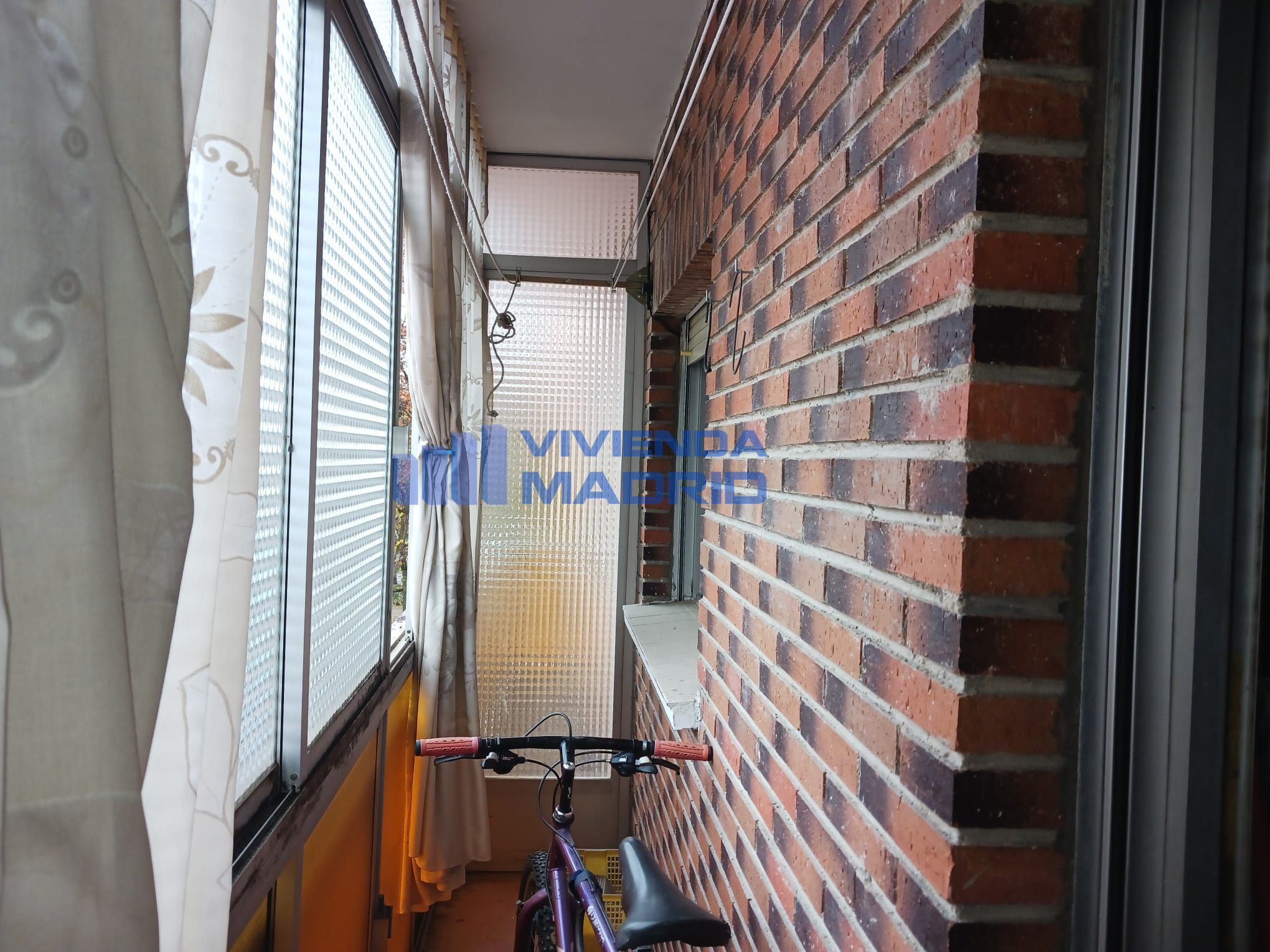Balcony of Flat for sale in  Madrid Capital  with Parquet flooring and Furnished