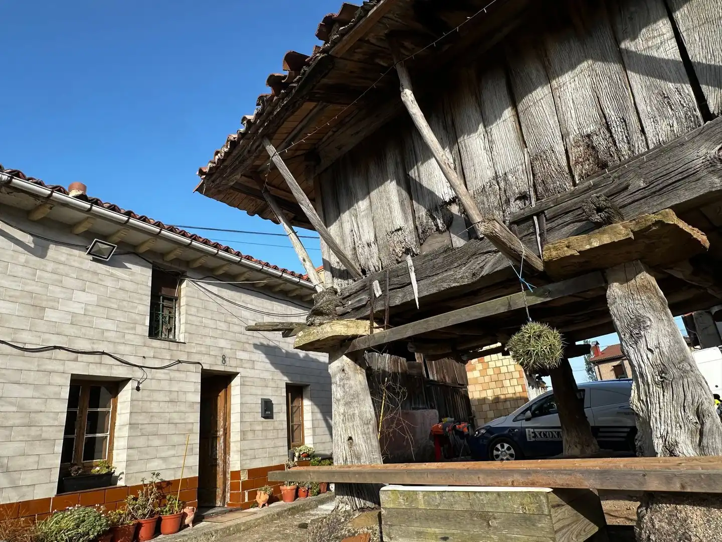 Exterior view of Houses for sale in Siero  with Heating, Terrace and Storage room