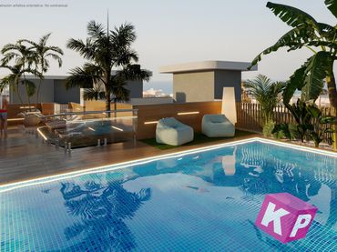Penthouse with pool for sale in calle Maestro Alfosea