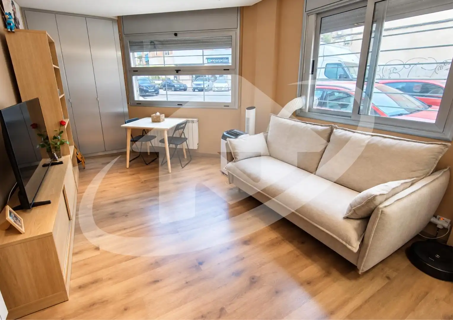 Living room of Flat for sale in Sabadell  with Parquet flooring
