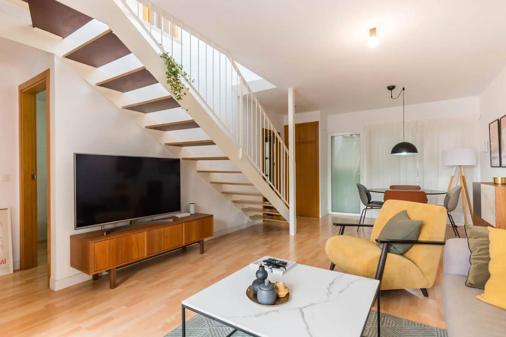 Sala d'estar de Dúplex en venda en Murcia amb Aire condicionat, Calefacció i Jardí privat