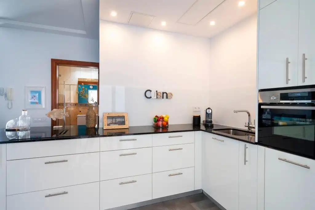 Cocina de Apartamento en venta en Mogán con Aire acondicionado, Parquet y Terraza