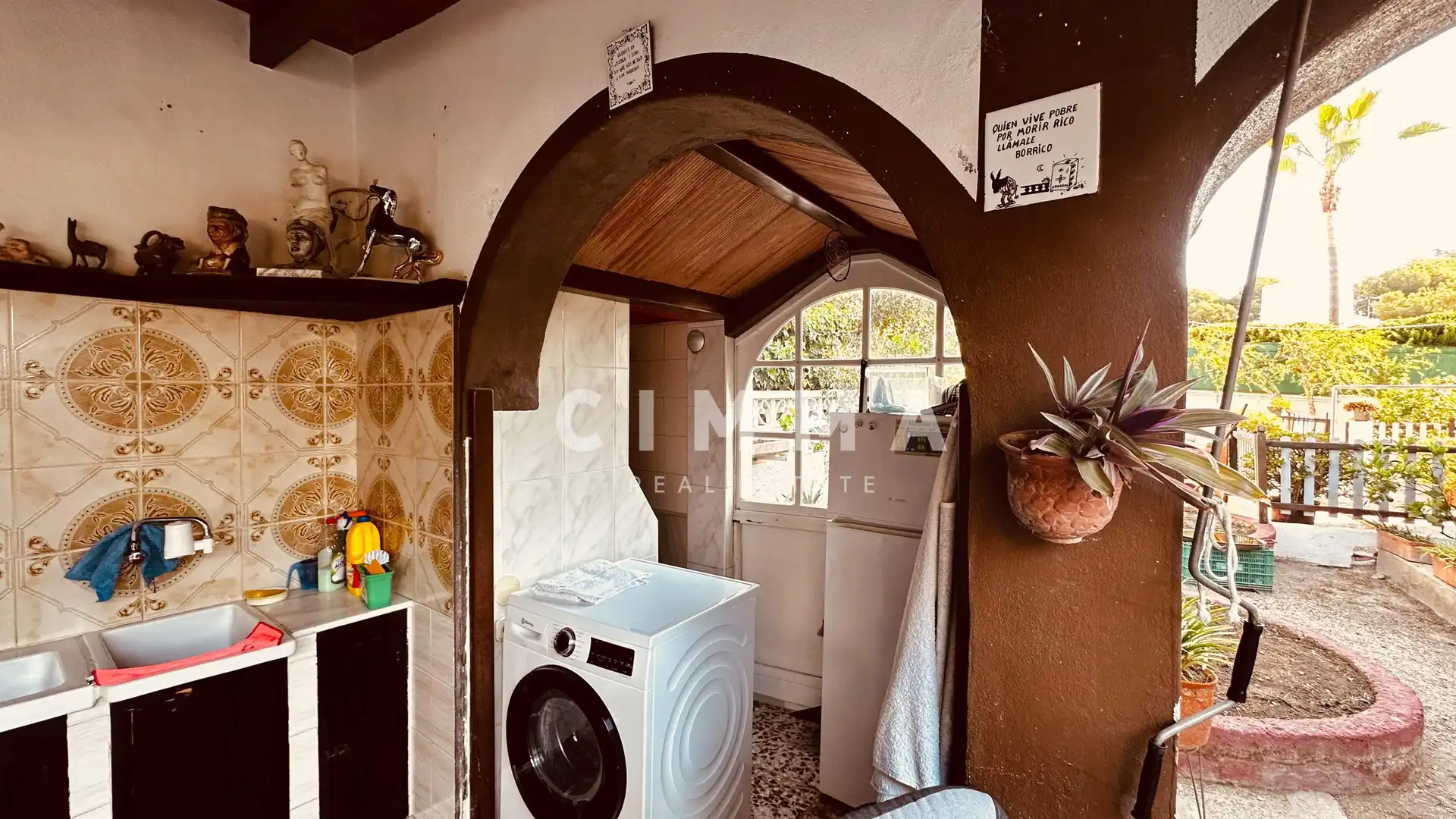 Cocina de Casa o chalet en venta en La Nucia con Aire acondicionado, Calefacción y Jardín privado