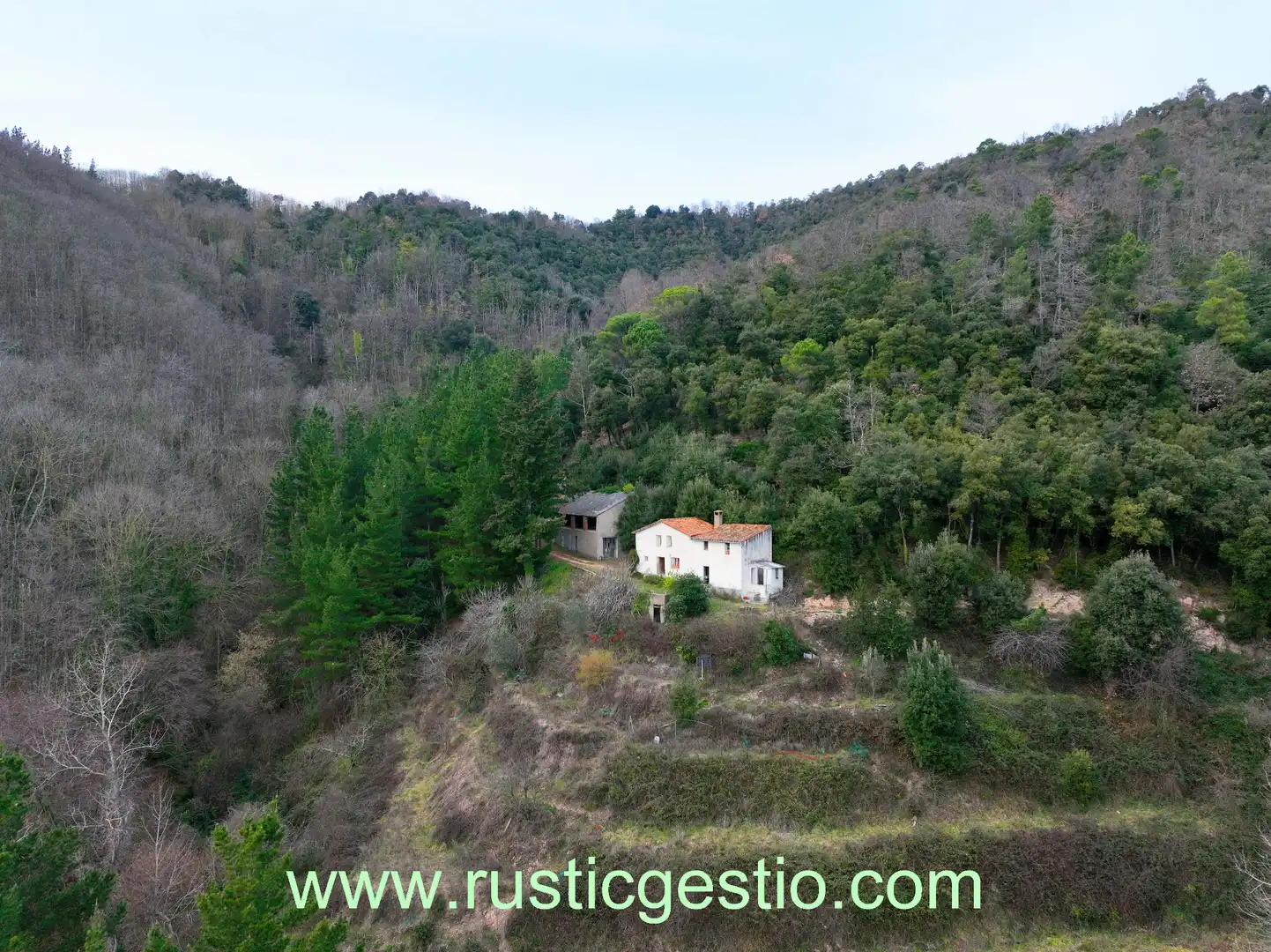 Vista exterior de Finca rústica en venta en Sant Hilari Sacalm con Jardín privado y Balcón