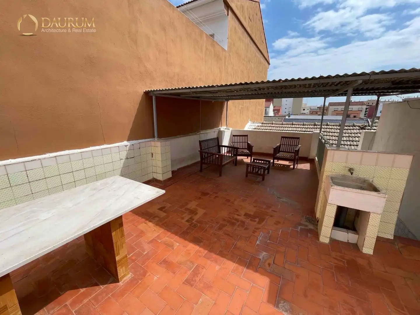 Terrassa de Casa adosada en venda en Aldaia amb Terrassa i Traster