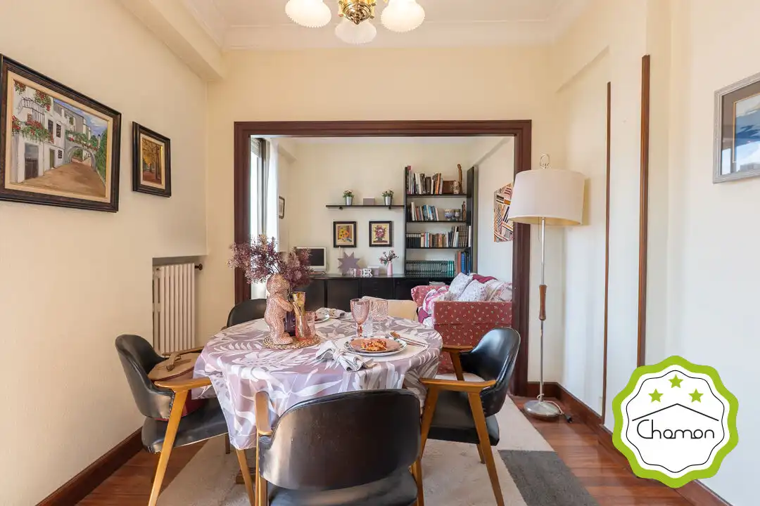 Dining room of Flat for sale in Bilbao   with Heating and Balcony