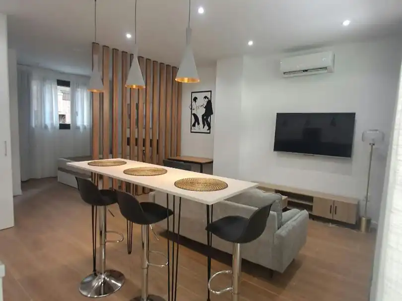 Living room of Apartments for sale in  Granada Capital  with Air Conditioner, Swimming Pool and Balcony