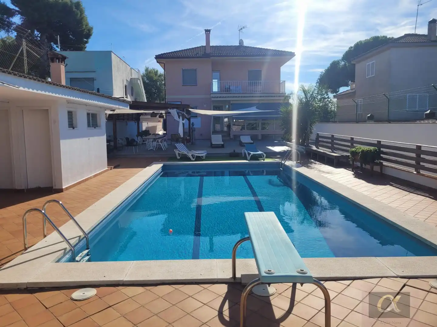 Swimming pool of Houses for sale in Canyet - Pomar