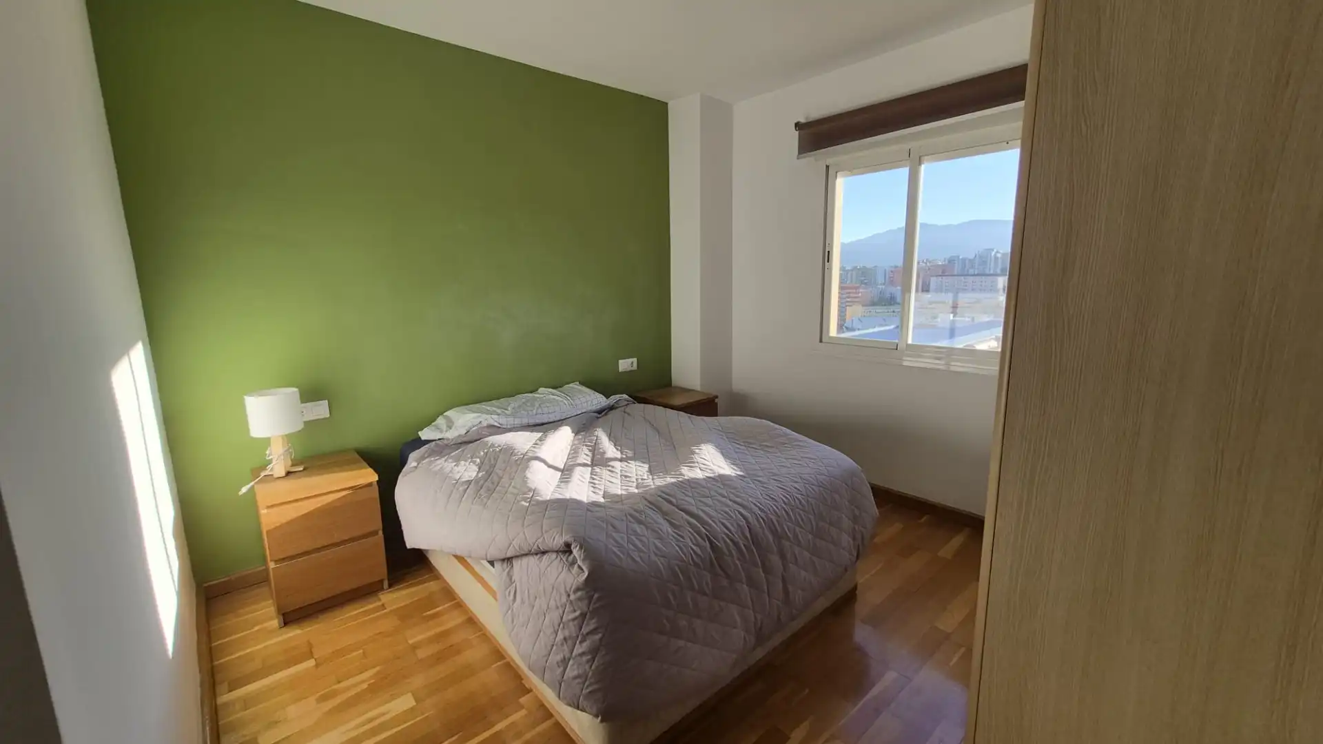 Bedroom of Flat for sale in Algeciras  with Air Conditioner, Terrace and Furnished