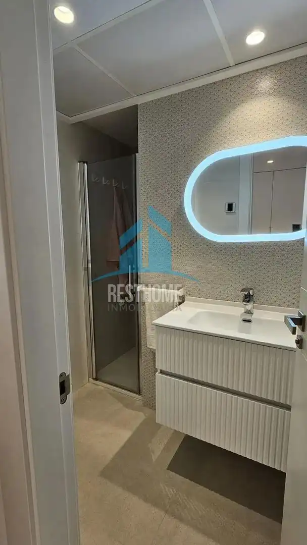Bathroom of Study for sale in Cullera  with Air Conditioner, Private garden and Community pool