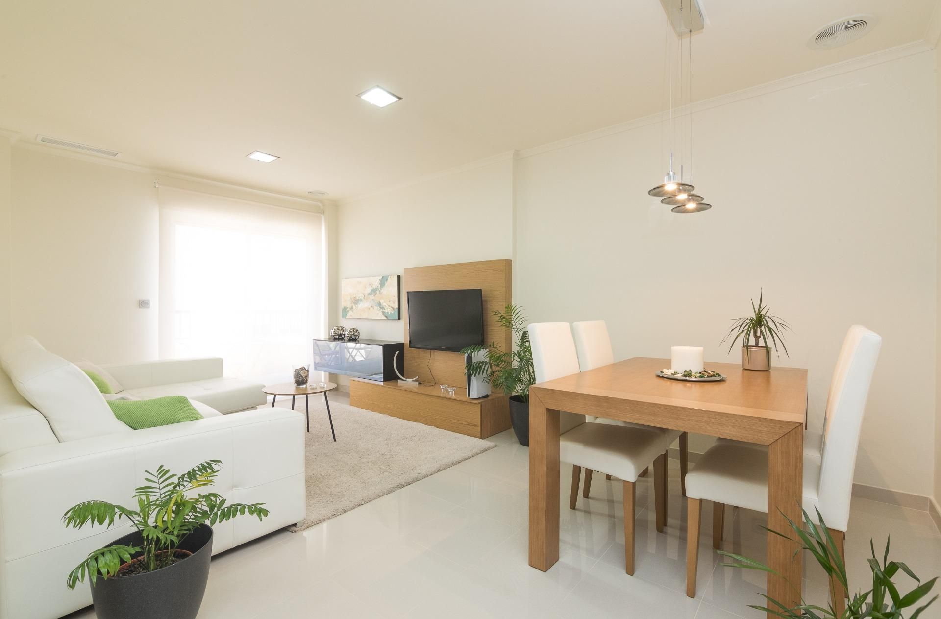 Sala d'estar de Pis en venda en Elche / Elx amb Aire condicionat i Balcó