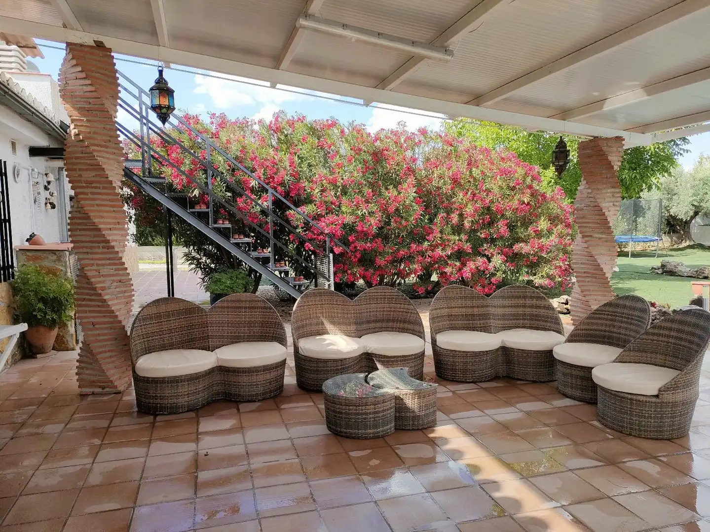 Terrasse von Country house zum Verkauf in Atarfe mit Klimaanlage, Heizung und Privatgarten