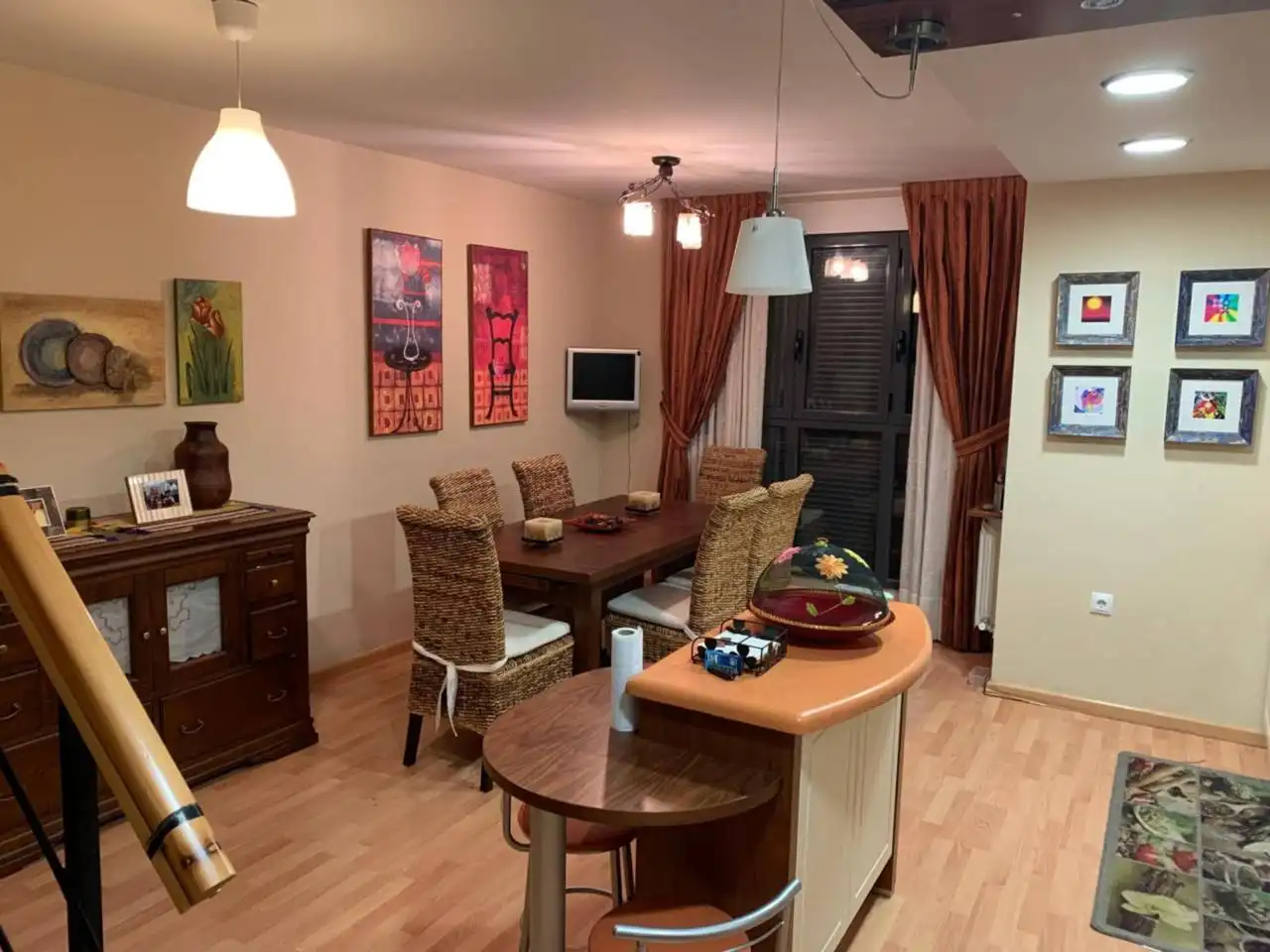 Comedor de Dúplex en venta en Puebla de Lillo con Calefacción, Parquet y Trastero