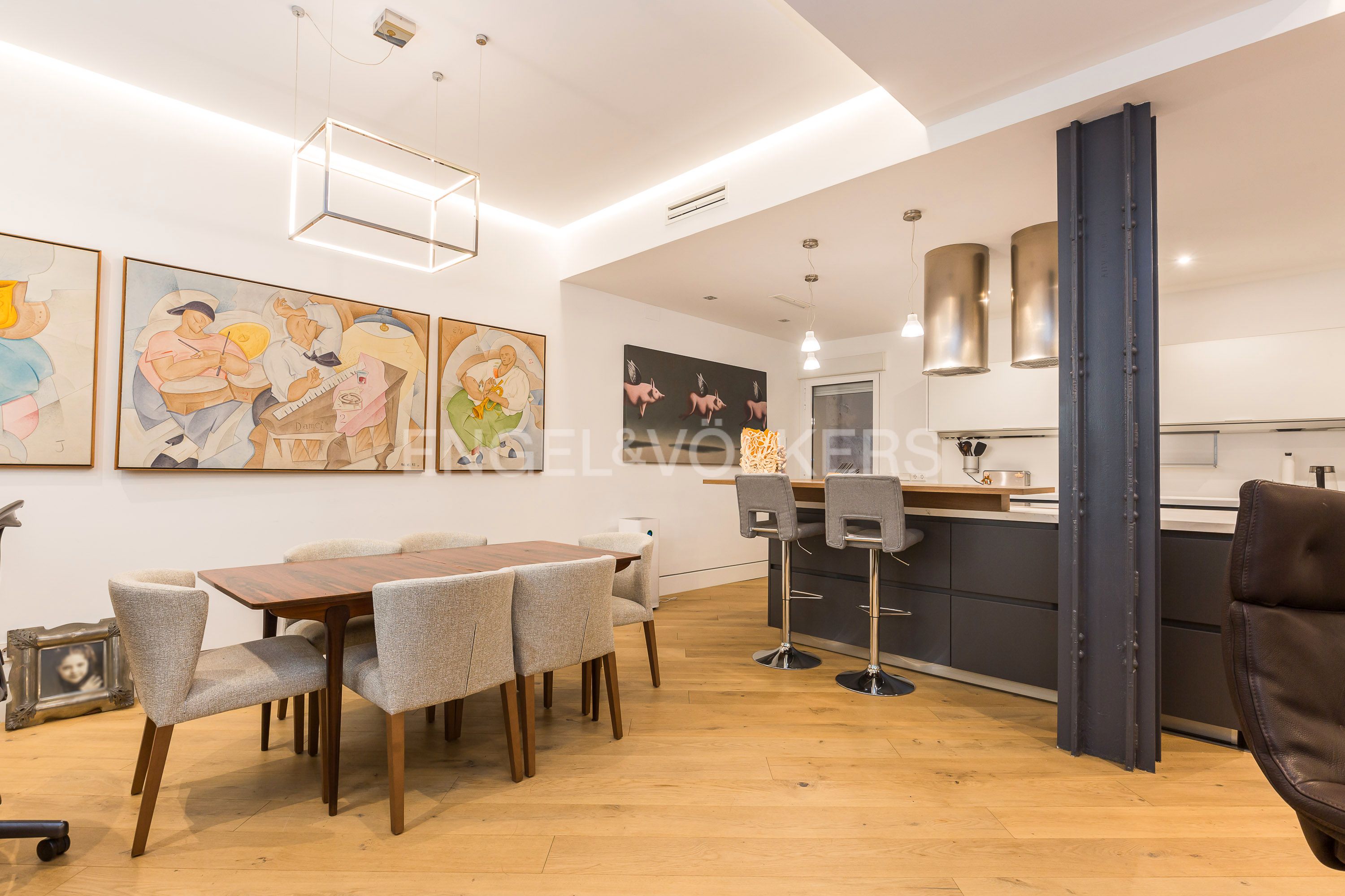 Comedor de Apartamento en venta en  Madrid Capital con Aire acondicionado, Calefacción y Trastero