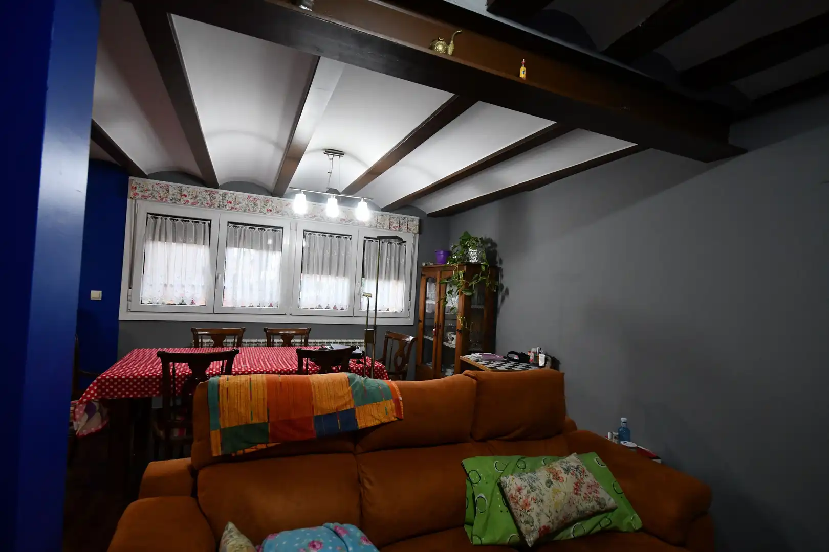 Sala d'estar de Finca rústica en venda en Fuenmayor amb Calefacció, Parquet i Terrassa
