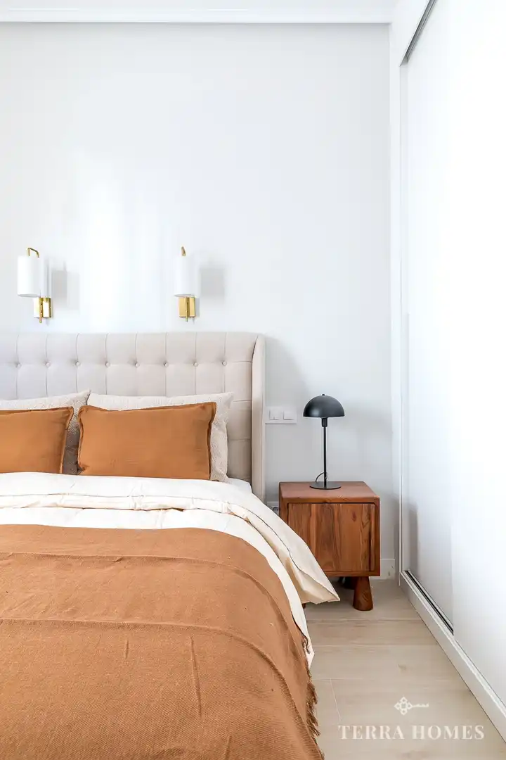 Habitación de Apartamento de alquiler en Madrid con Aire acondicionado, Amueblado y Internet